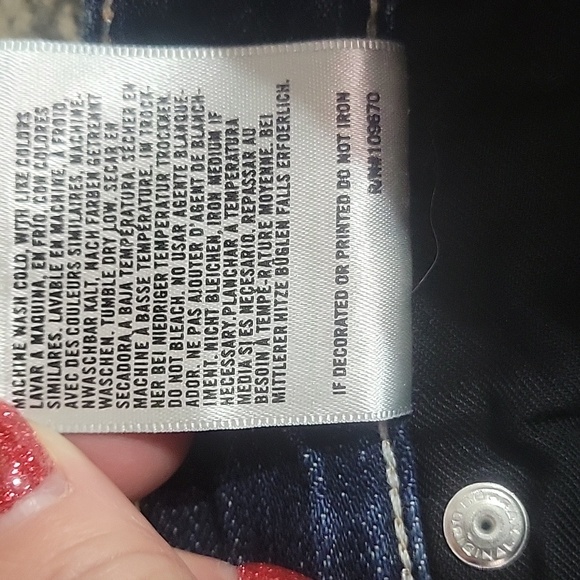 Citizens Of Humanity Dark Blue Cigarette Selvage Jeans Size 27 - Picture 7 of 9